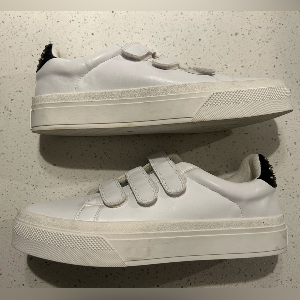 J / Slides GENNIE White Leather - Picture 10 of 10